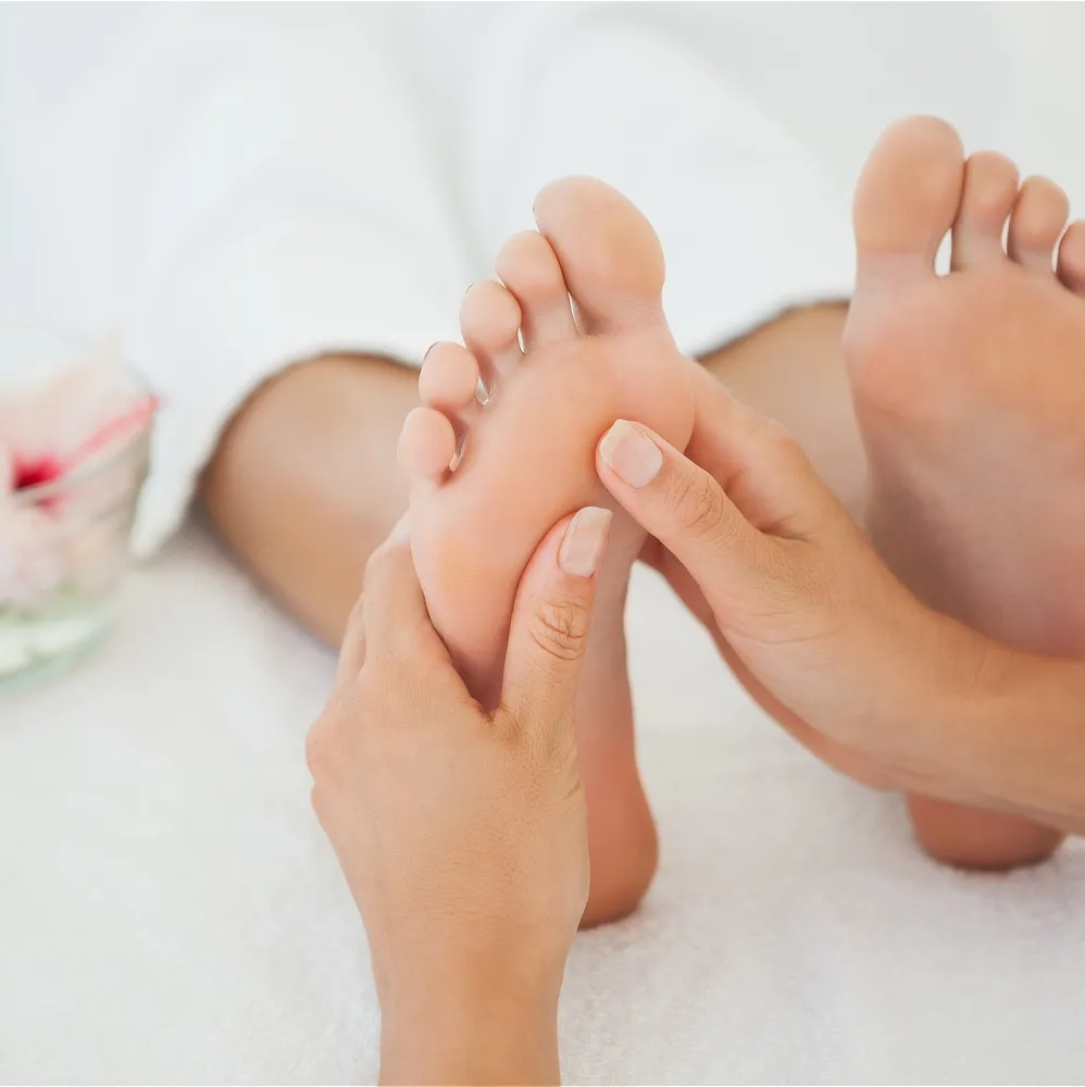 Seance de réflexologie au Centre Harmonie à Nice